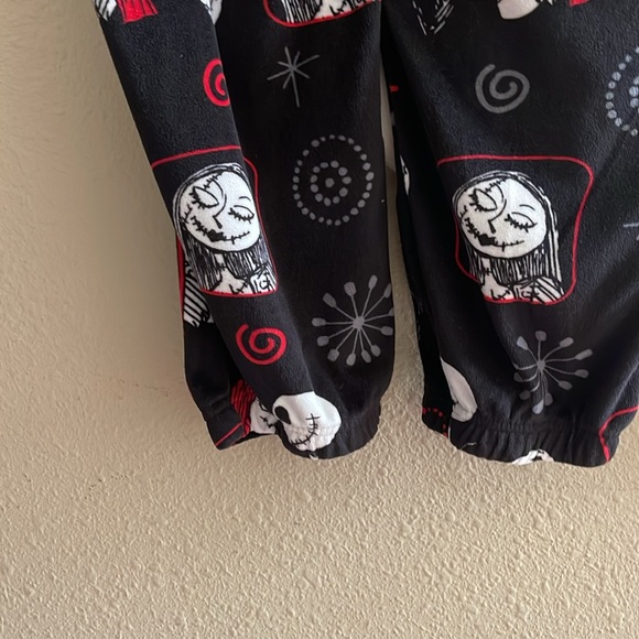 Nightmare Before Christmas Sz 2X (18W/20W) Black Plush Fleece Pajama Pants - Picture 8 of 13
